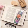 3Pcs DIY Flowers Special Shape Diamond Painting Bookmark