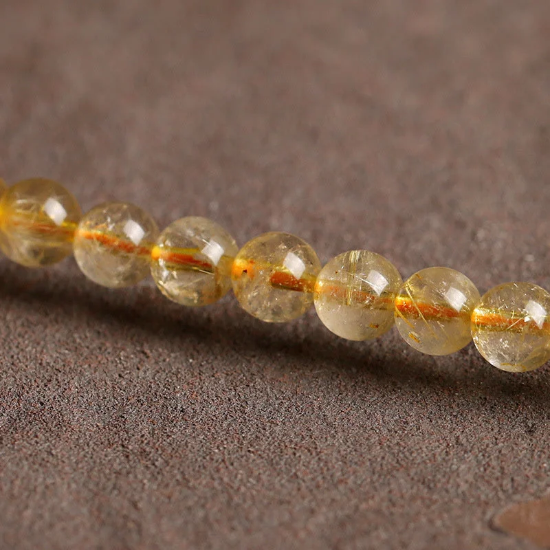 Natural Citrine Prosperity Protection Bracelet
