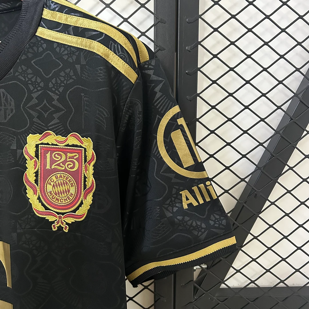 25/26 Bayern Munich 125th Anniversary Black Football Shirt Thai Quality