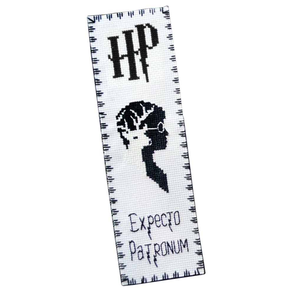 Harry Potter-14CT Counted Cross Stitch Bookmark Double Side