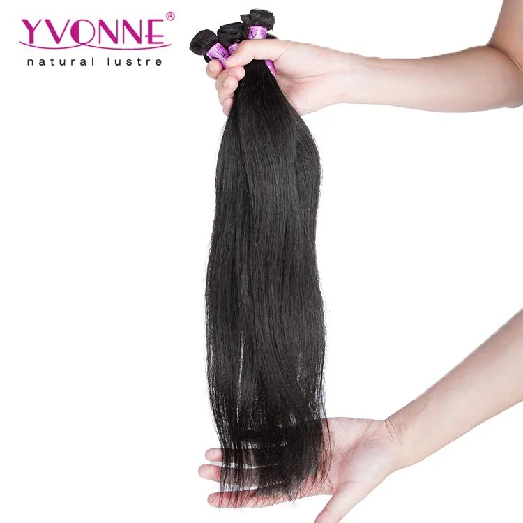 Yvonne Virgin Hair Sample,Natural Straight 12inch Natural Color and About 12g/bundle 