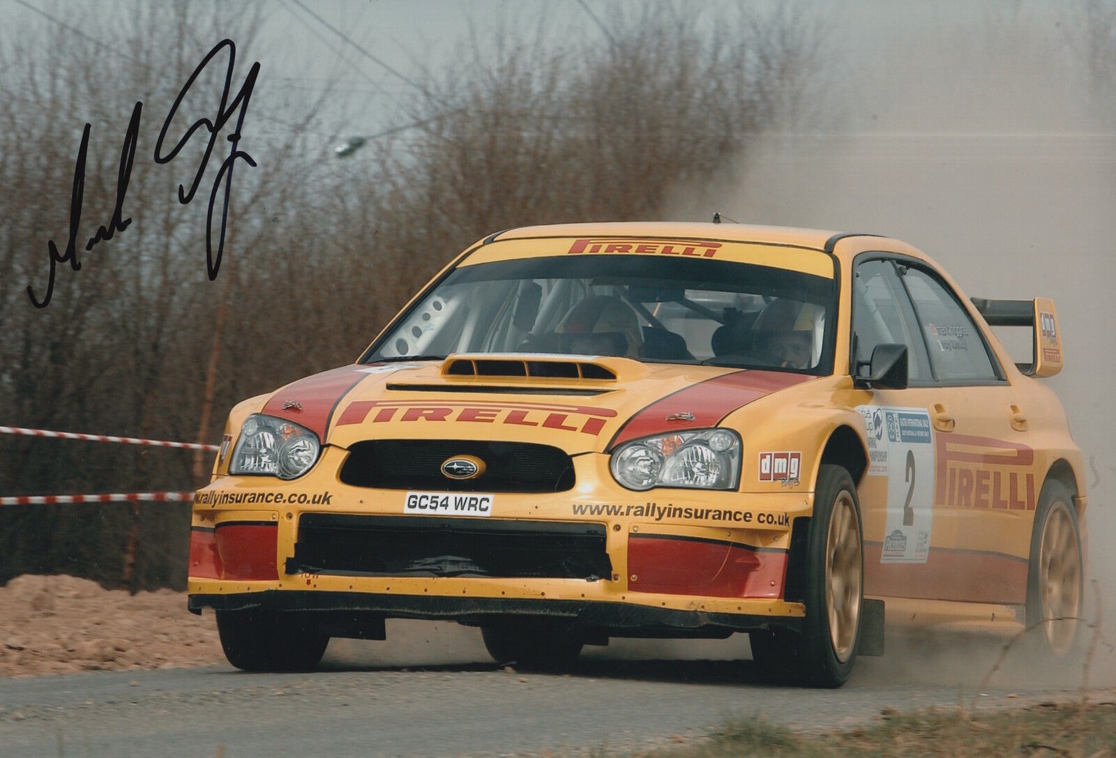 Mark Higgins Hand Signed 12x8 Photo Poster painting Subaru Impreza Rally 1.