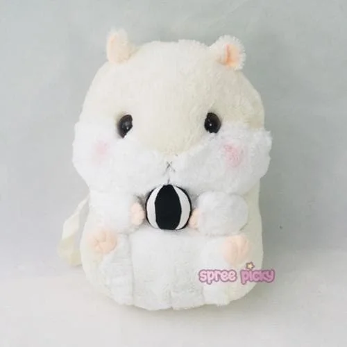 4 Colors Kawaii Hamster Plush Backpack SP164963