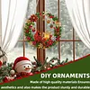 DIY Pearl Diamond Painting Christmas Wreath Hanging Ornament Kit