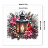 Cardinal and Lamp Full Stamped Cross Stitch Kit 11CT 3-Strand 40x40cm Animal