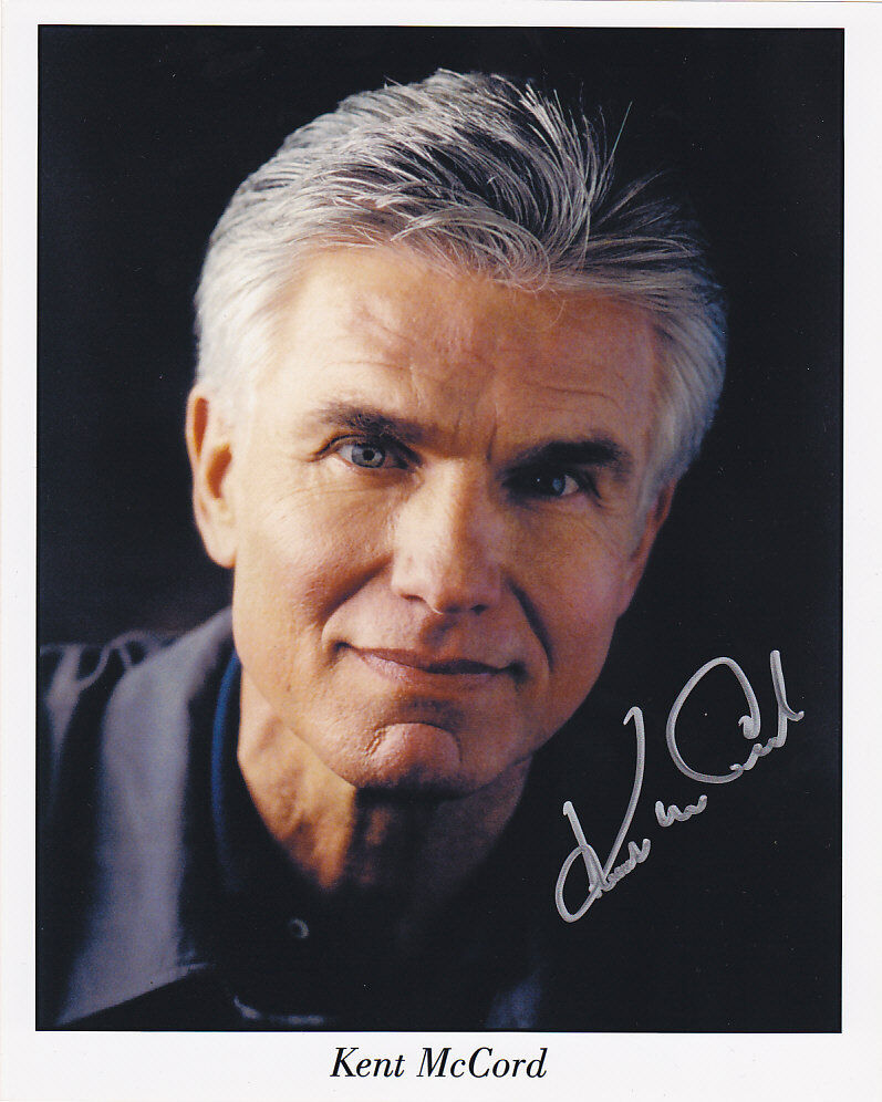 Kent McCord signed Photo Poster painting