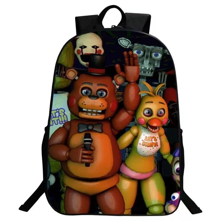 Buzzdaisy Five Night at Freddi BACKPACK FNAF New School Bag Group Sports Game Bag