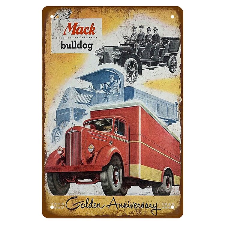 Mack Vintage Truck - Vintage Tin Signs/Wooden Signs - 8*12Inch/12*16Inch