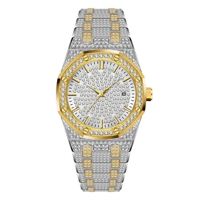 Artificial Diamonds Watch #9585