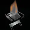 Stainless Steel Mini Folding Stove Portable Mini Wood Stove Outdoor Camping Gear