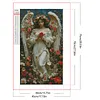 Kit de peinture diamant&eacute;e Angel Full DIY 5D carr&eacute; pour adulte 40*70cm