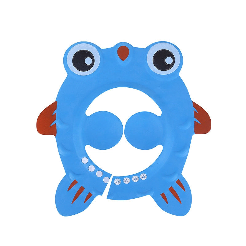 Cute Cartoon Waterproof Ear Protection Shampoo Cap Baby Accessories