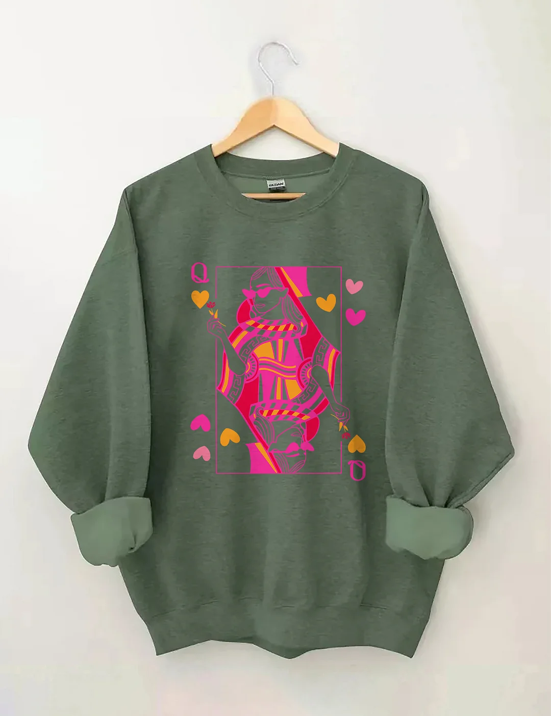 Queen Of Hearts Valentine's Day Sweatshirt