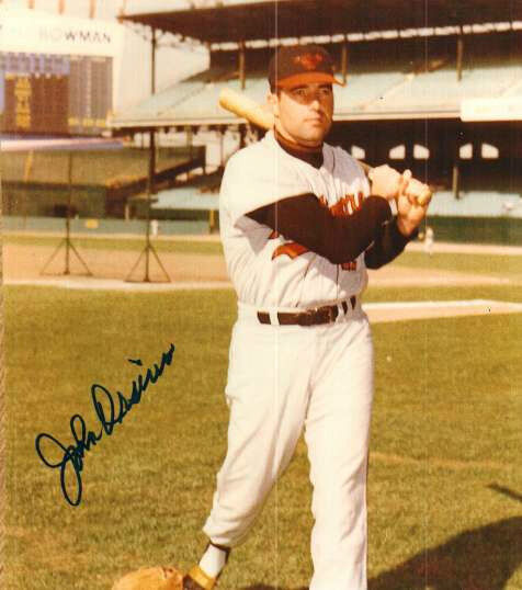 Signed 8x10 JOHNNY ORSINO Baltimore Orioles Photo Poster painting- COA