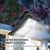 Portable Safety Wall Lights Waterproof LED Solar Motion Sensor Lights USB Charging Outdoor Clip On Solar Lights for Outside Fence Chain Link Camping