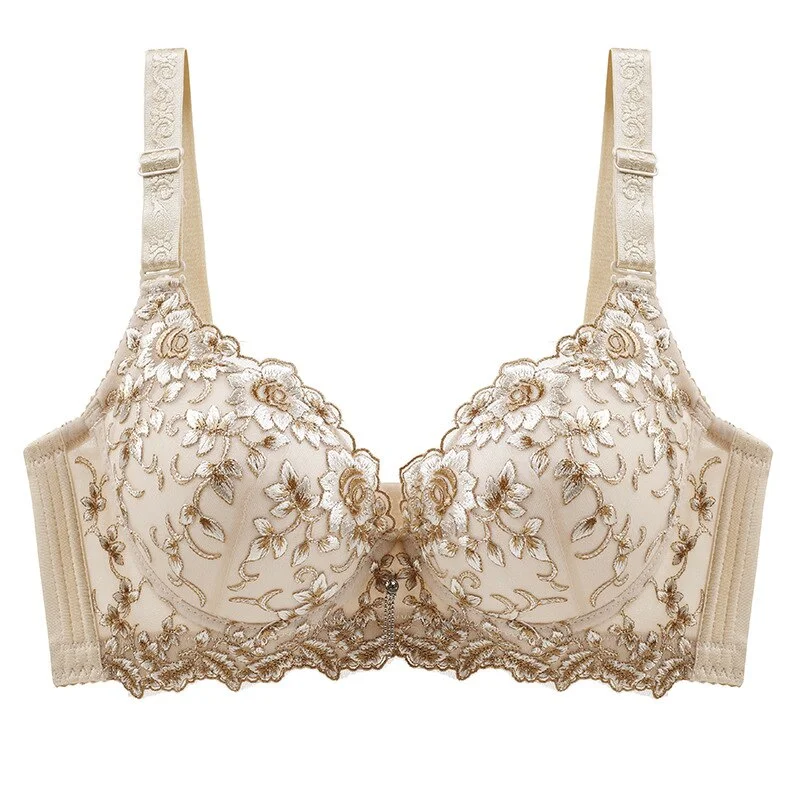 Billionm Sale Fashion Sexy Bra Gather Soft Comfortable Lace Embroidery Women's Underwear Push Up Brassiere Plus Size CD Cup Lingerie