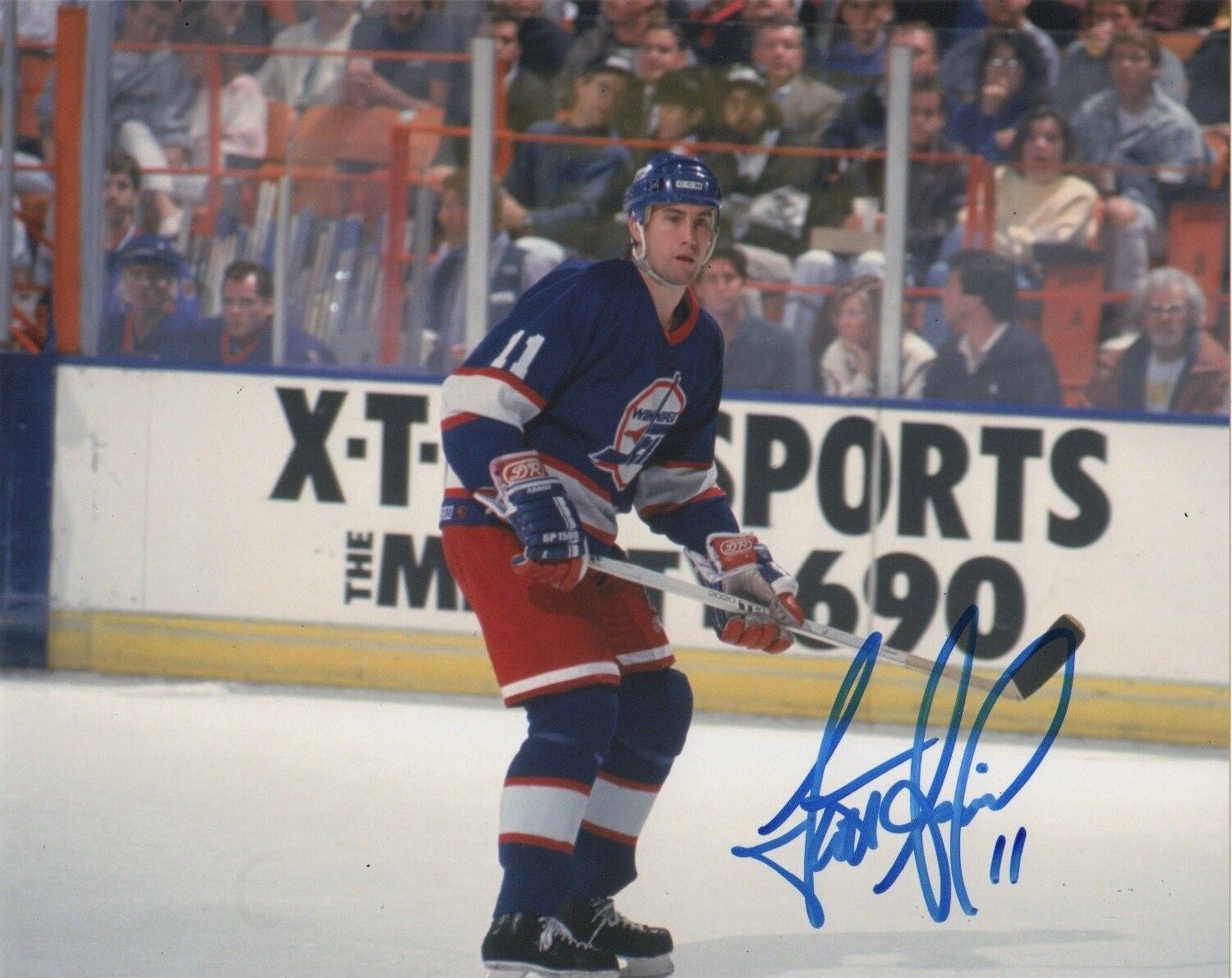 Winnipeg Jets Scott Arniel Signed Autographed 8x10 NHL Photo Poster painting COA #2