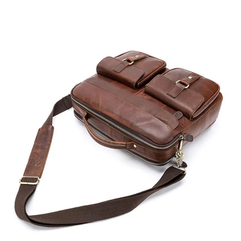 Vintage Durable Large Capacity Shoulder Bags Handbags  Briefcase