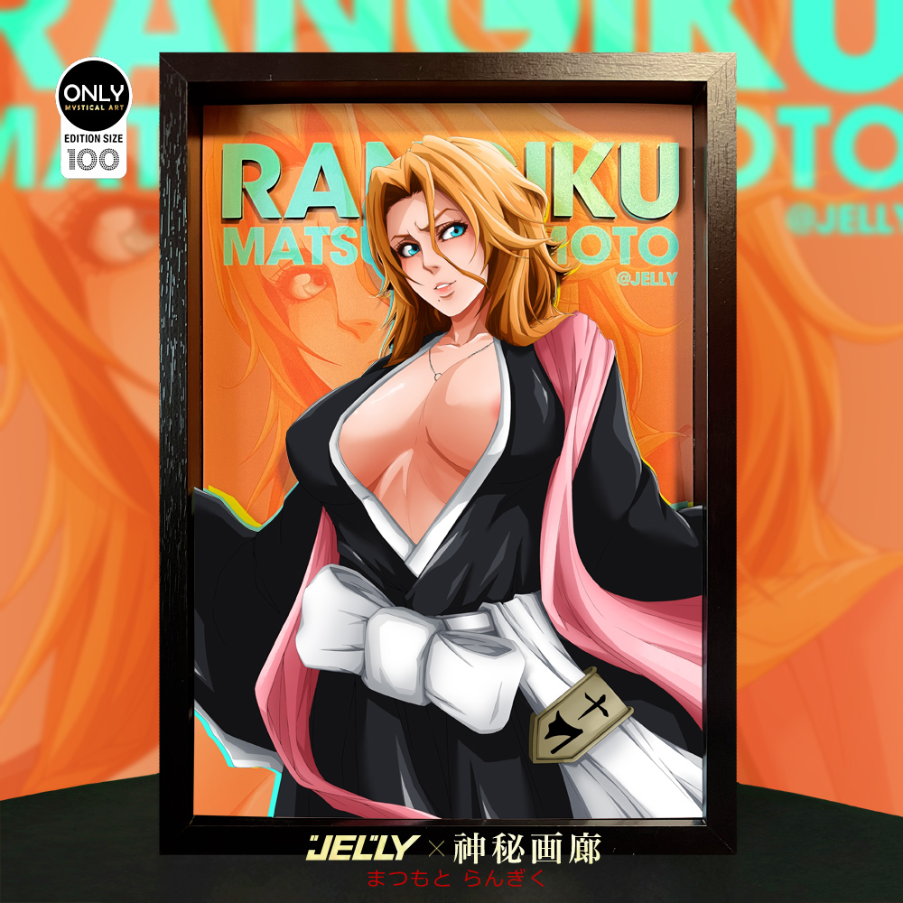 PRE-ORDER Mystical Art Studio - Bleach- Decorative Painting of Matsumoto Rangiku Painting Scene-