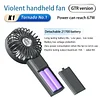 Portable violent handheld fan