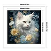 Flower Cat - 11CT Stamped Cross Stitch 40*40cm