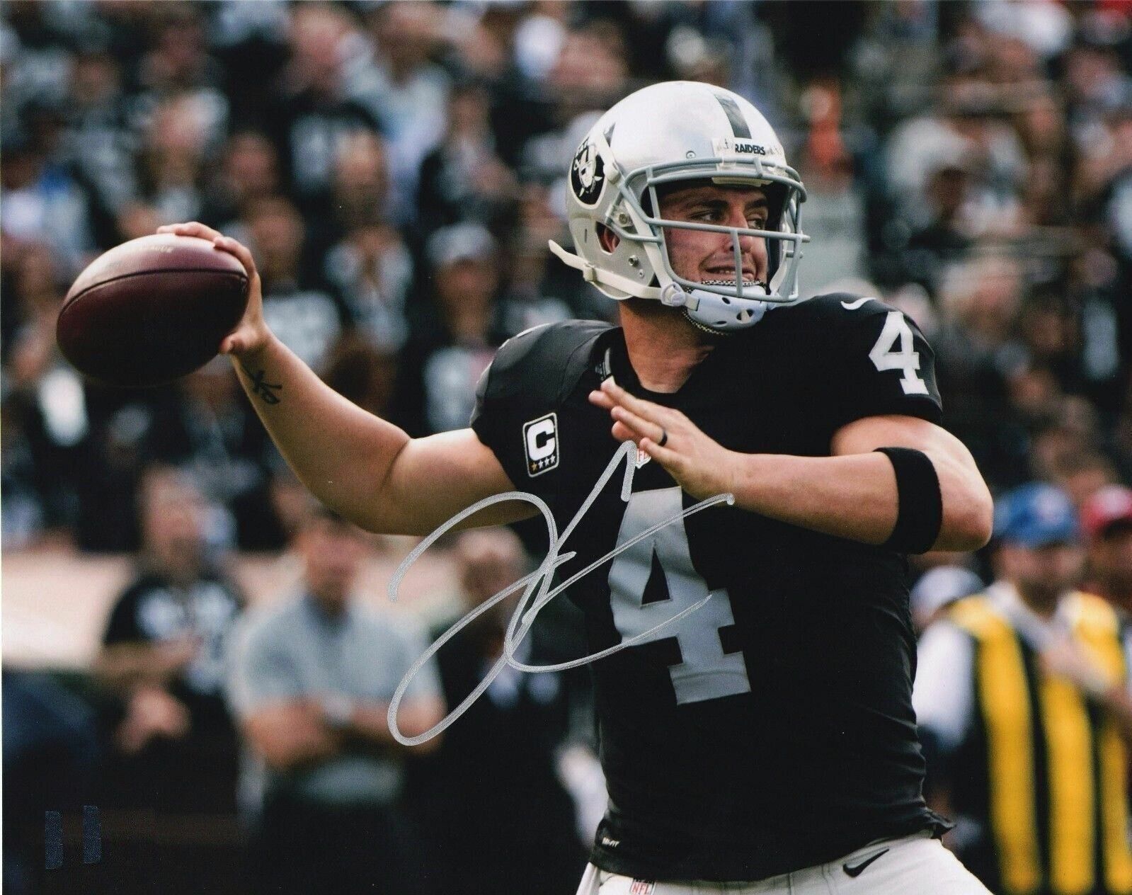 Derek Carr Autographed Signed 8x10 Photo Poster painting ( Raiders ) REPRINT