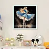 (Counted/Stamped)Ballet Alice Silhouette-11CT Cross Stitch 40*40cm