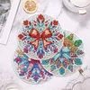 4 Stück Schneeflocke Diamant Kunst Untersetzer Kits für Home Party und Urlaub Dekorationen