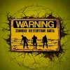 Zombie Detention Area Warning - Vintage Metal Signs(12*16Inch) - Warning