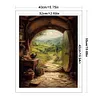 Door The Lord of The Rings Full 14CT DIY Counted Cross Stitch Kits 40x50cm for Adults Home Decor