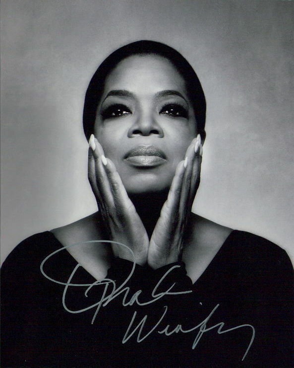 Oprah Winfrey signed 8x10 Photo Poster painting in-person