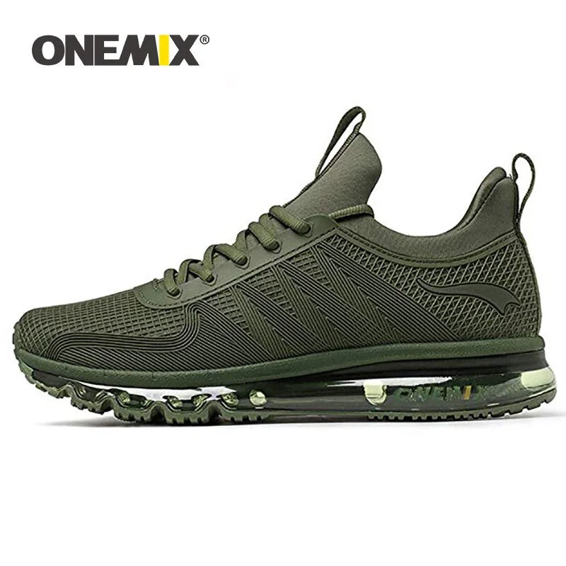 ONEmix Classic Running Shoes For Men High Top Comfortable Waterproof Air Cushion Waking Sneakers Outdoor Jogging Winter Shoes