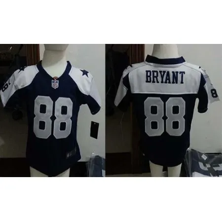 Toddler  Cowboys #88 Dez Bryant Navy Blue Thanksgiving Stitched NFL Elite Jersey