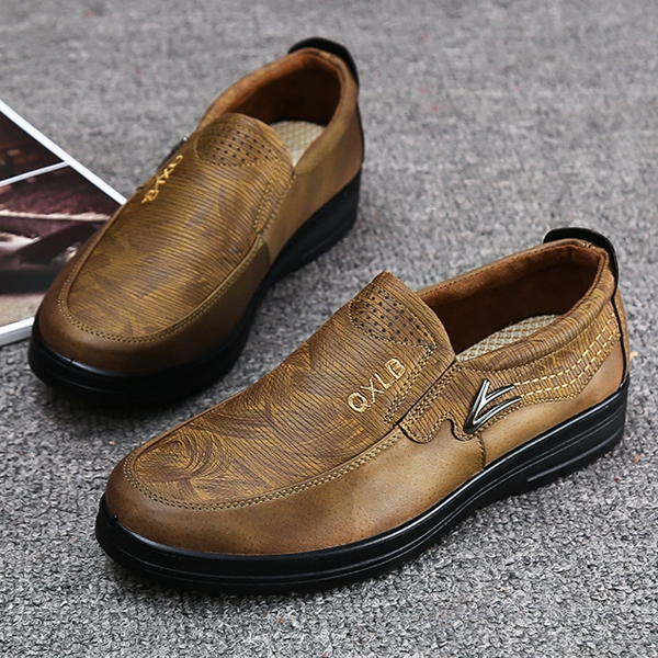 Men Large Size Pu Leather Flats Oxford Shoes