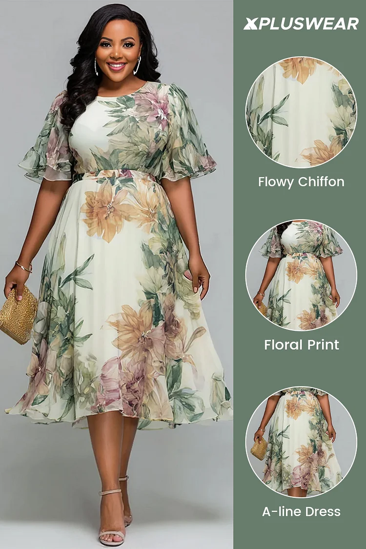 cocktail and party floral midi dress Carinna Party Midi Dress *Savannah Taylor Exclusive* M / Floral