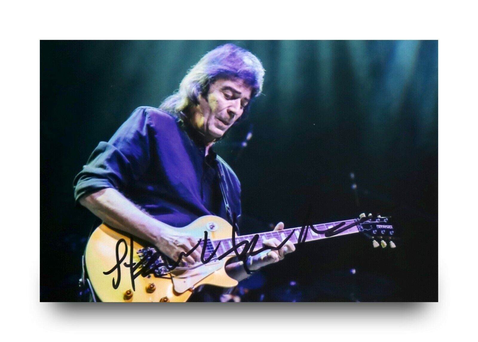 Steve Hackett Signed 6x4 Photo Poster painting Lead Guitarist Genesis Rock Band Autograph + COA