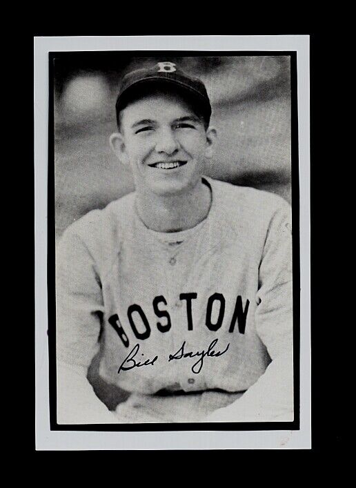 1939 BILL SAYLES-BOSTON RED SOX AUTOGRAPHED ROOKIE PC SIZED Photo Poster painting -(d.1996)