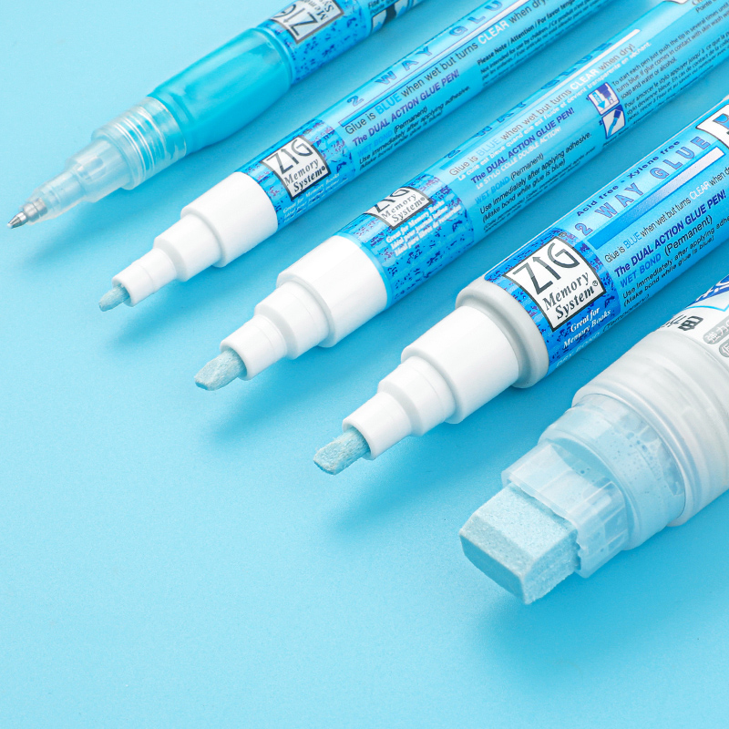 저널세이 재팬 쿠레타케 ZIG 듀얼 퍼포즈 컬러 체인징 글루펜