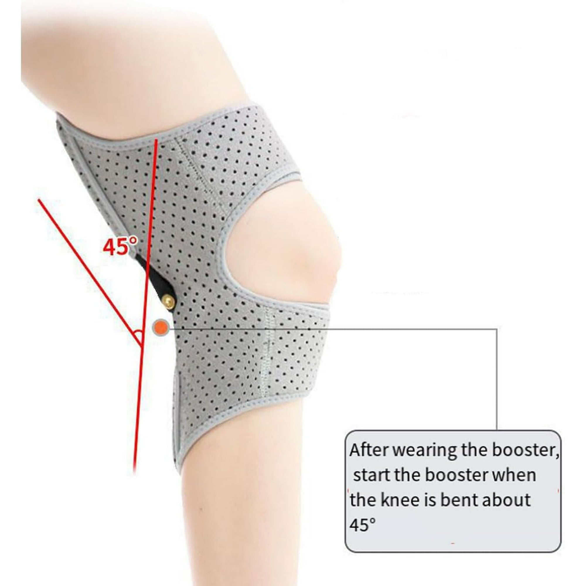 Knee Assistive Device, Knee Booster, Knee Booster Brace Joint Support Spring Stabilizer, for Climbing and Squatting