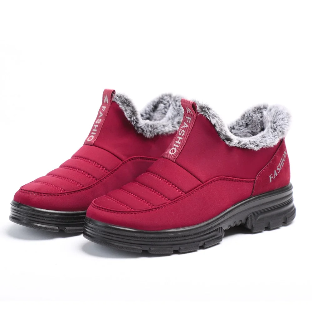 Women Boots Snow Boots Female Plush Winter Boots Women Warm Ankle Botas Mujer Winter Shoes Women casual female boots