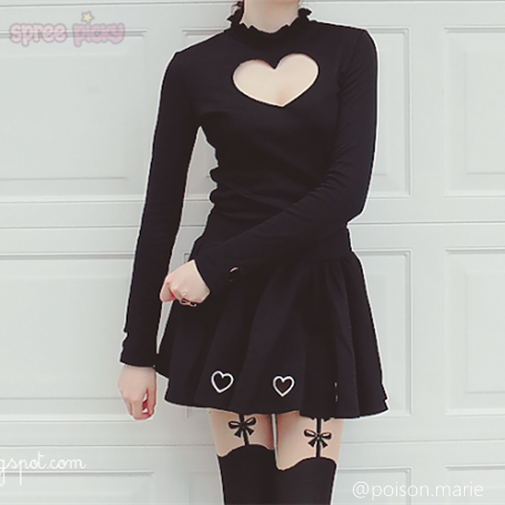 Steal My Heart Outfit Set [Top+Skirt] SP152256/SP152257