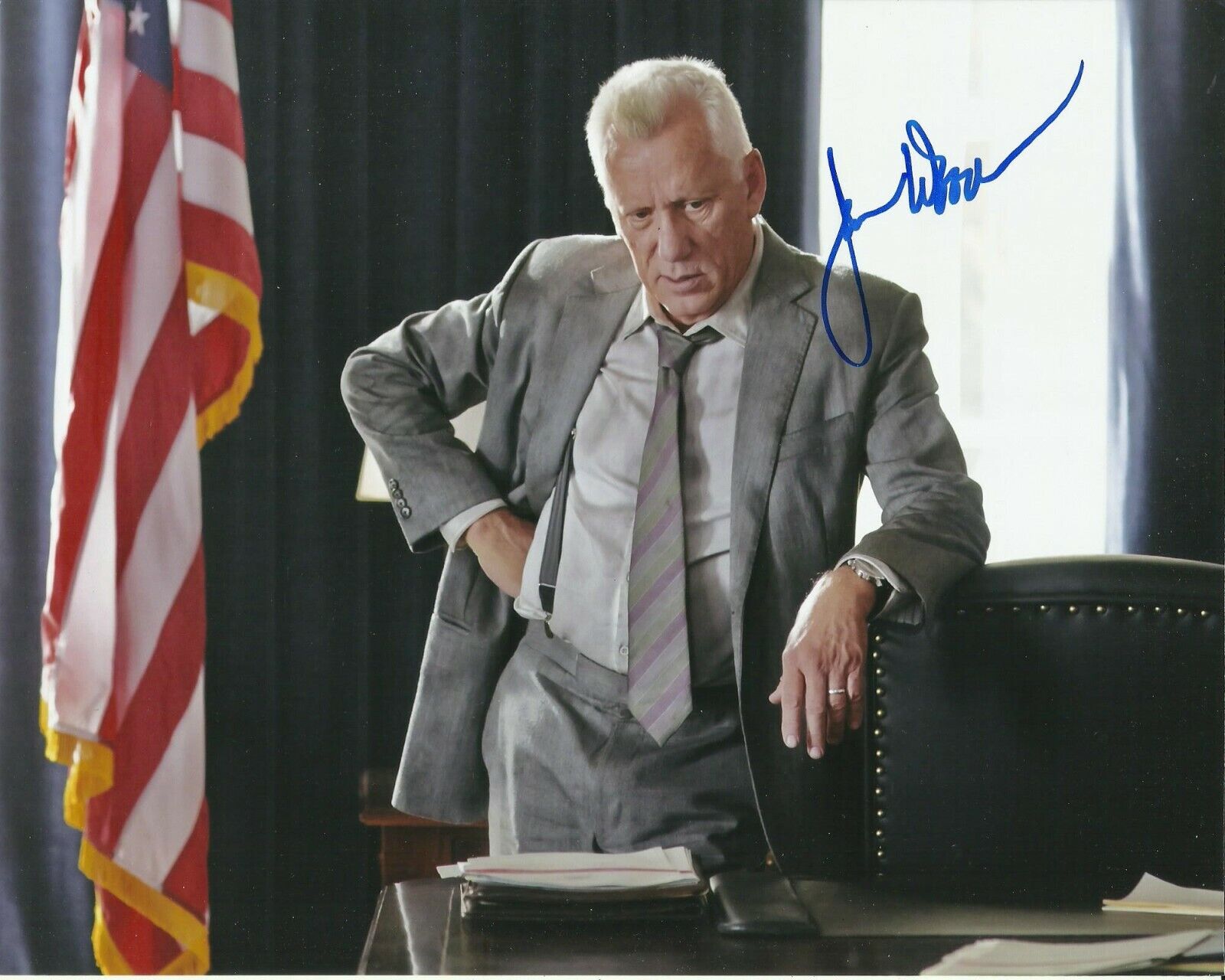 JAMES WOODS SIGNED Photo Poster painting UACC REG 242 (2)