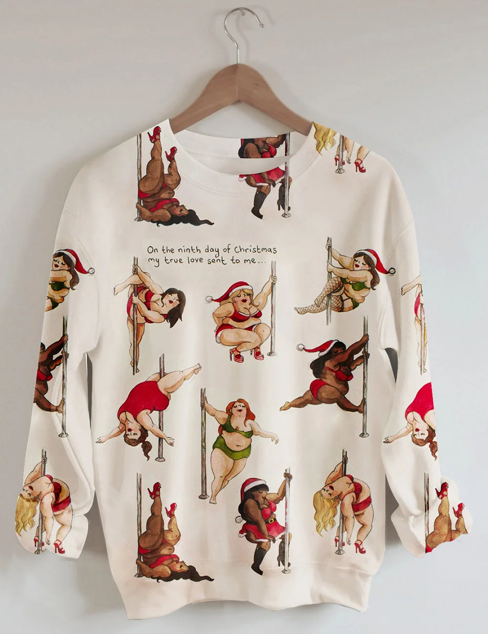 On The Night Day Of Christmas My True Love Sent To Me Shirt