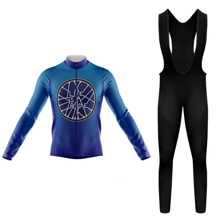 Life Is A Ride Men's Long Sleeve Cycling Kit