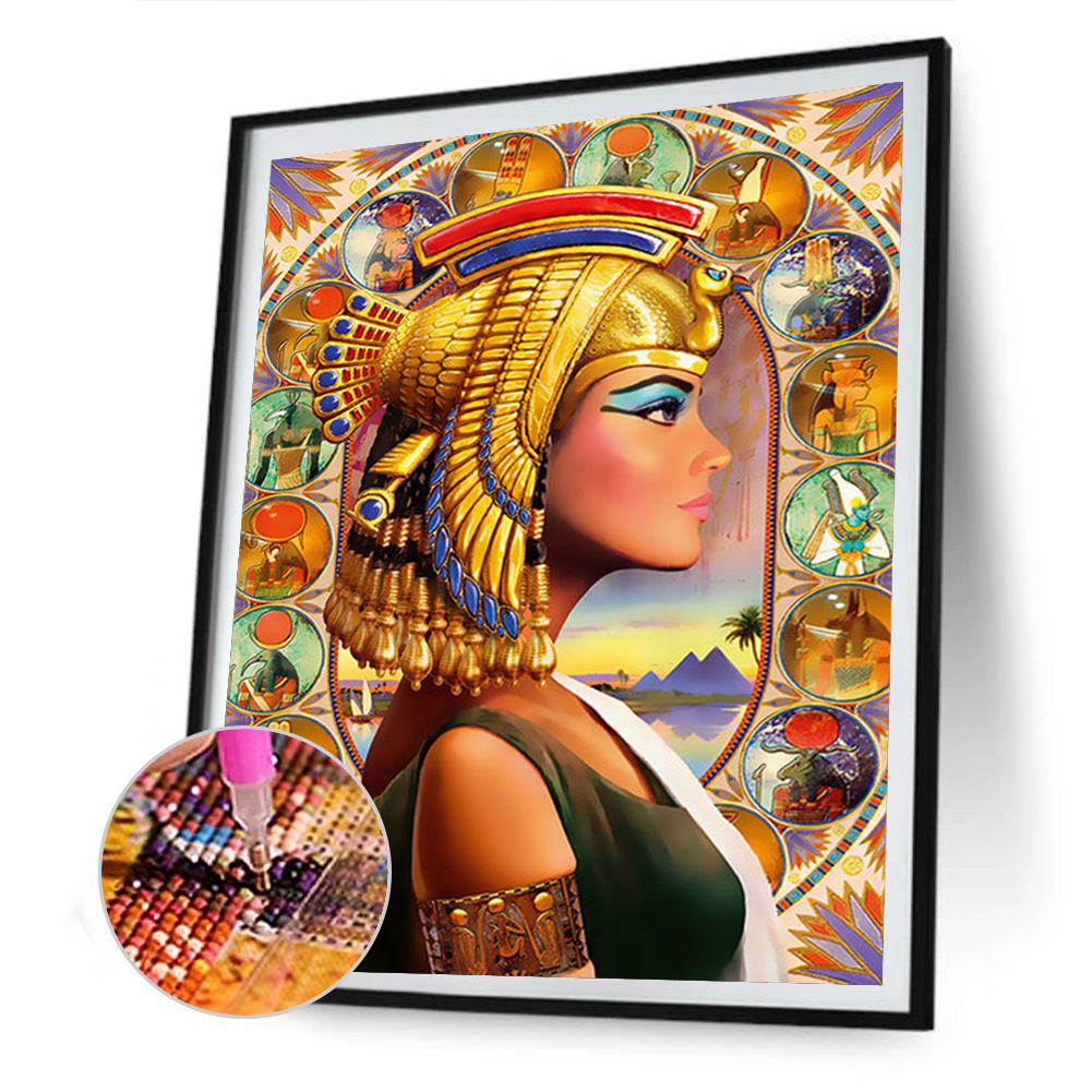 

(Multi-Size) Queen of India - Round/Square Drill Diamond Painting, Round diamond 30*40cm, 501 Original