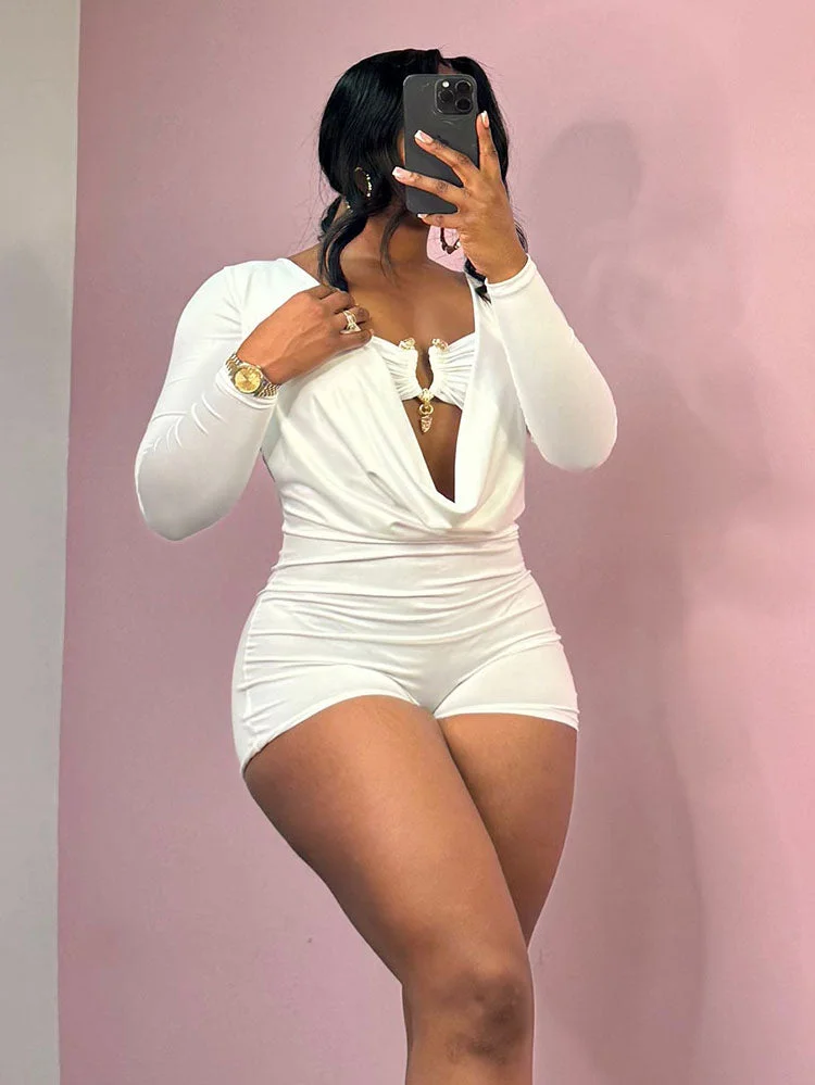 Plunge Romper