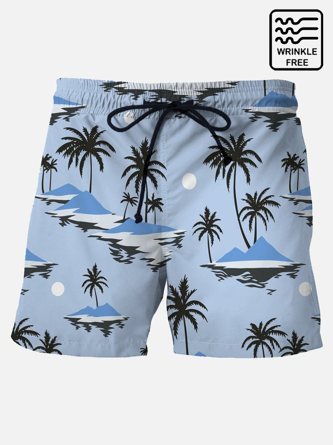 Men's Palm Day Casual Beach Shorts 003