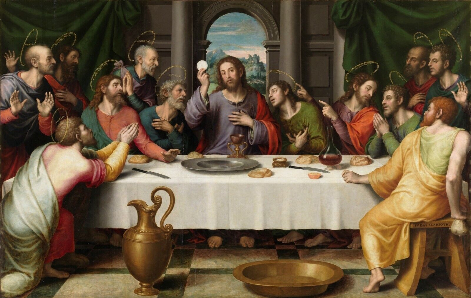 JESUS CHRIST THE LAST SUPPER 8.5X11 Photo Poster painting PICTURE REPRINT CHRISTIAN FATHER SON