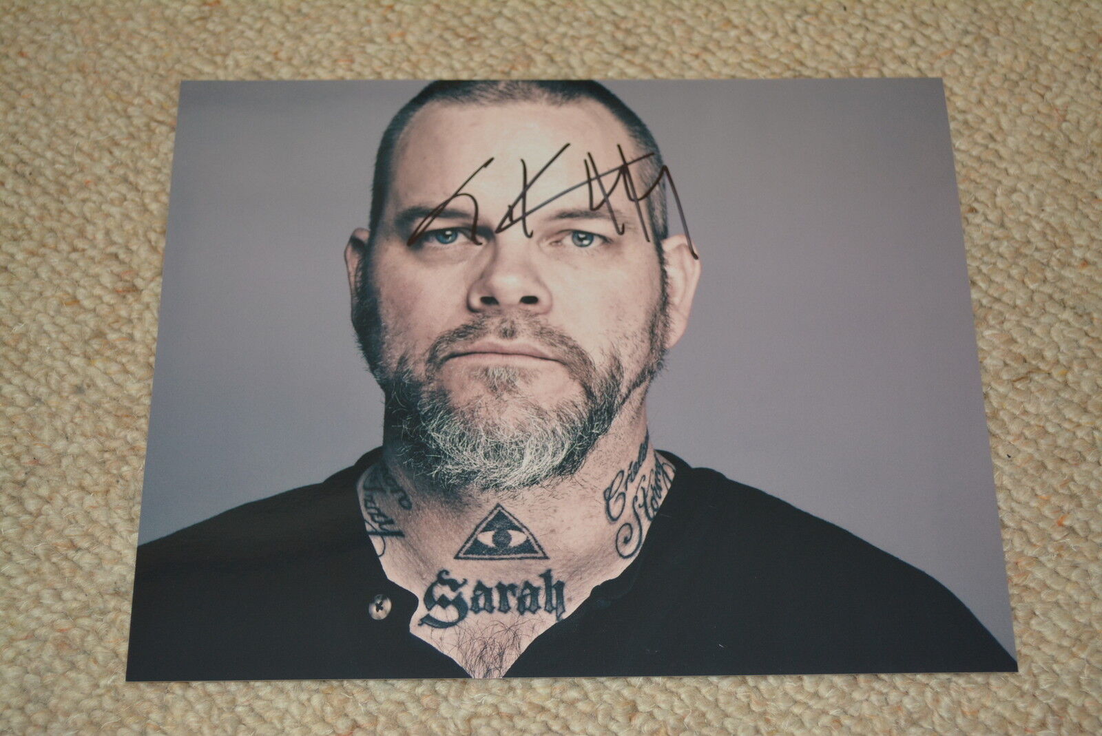 SCOTT KELLY signed autograph In Person 8x10 20x25 cm NEUROSIS , SHRINEBUILDER