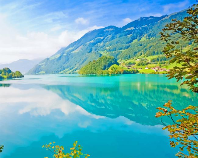 

Lake – Paint By Numbers - 40*50CM, 501 Original